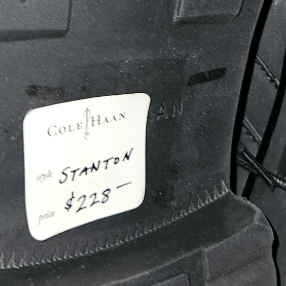 Cole Haan Stanton Chukka II Black Waterproof Boots Men's Size 8 - Picture 9 of 10